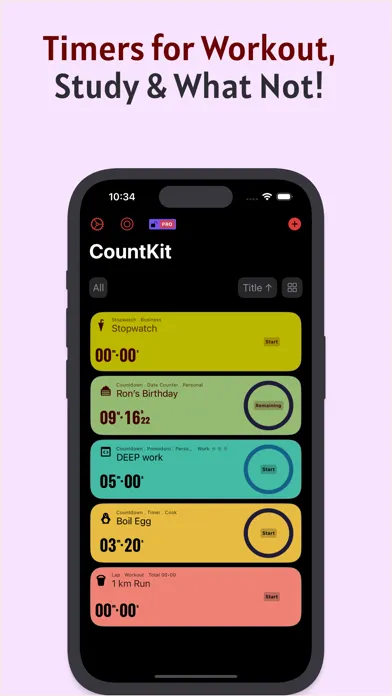 تصاویر Multitimer Countdown: CountKit