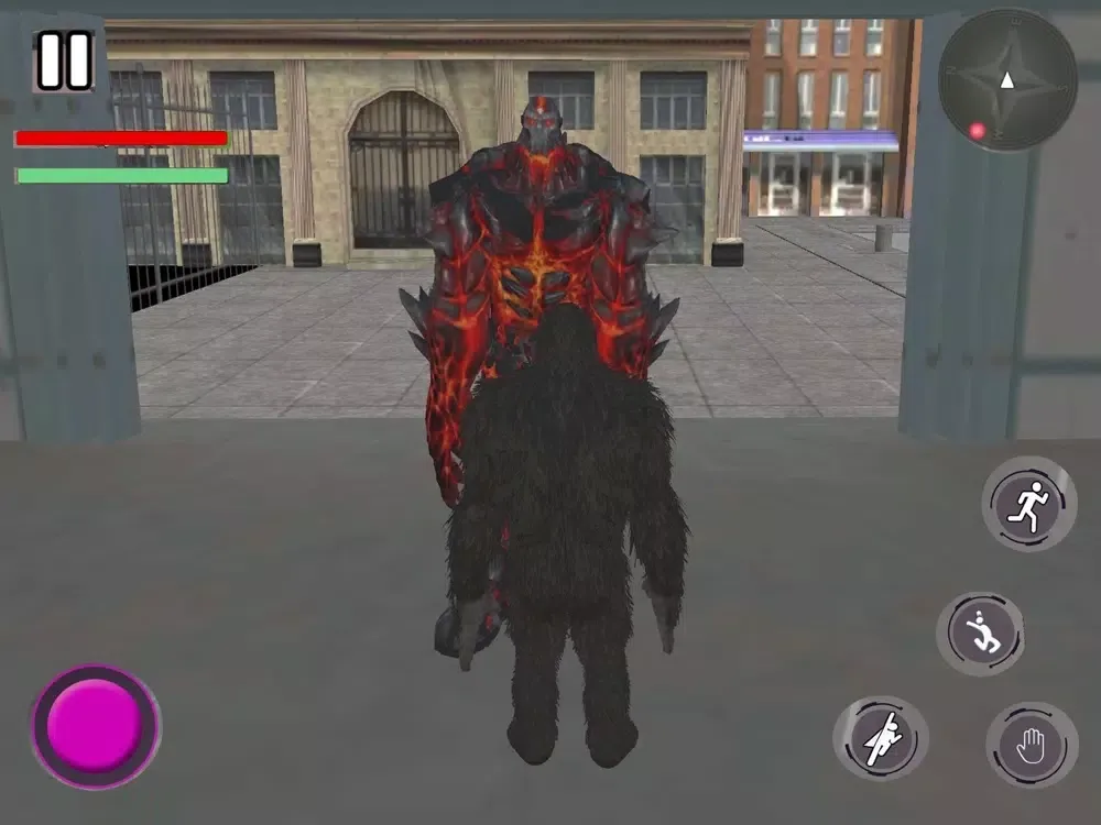 Capturas de tela do Gorilla Monster Kaiju Rampage iPad 