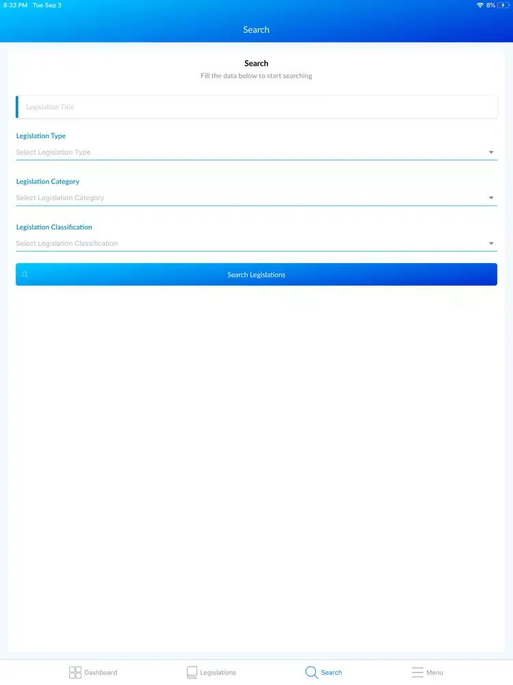 Capturas de tela do AE Insurance Legislation iPad 