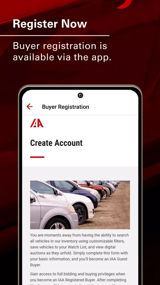IAA Buyer应用截图