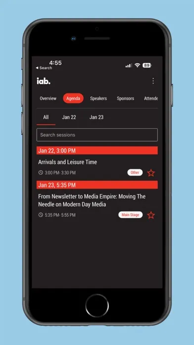 Скриншоты IAB Events