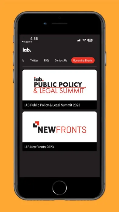 Скриншоты IAB Events