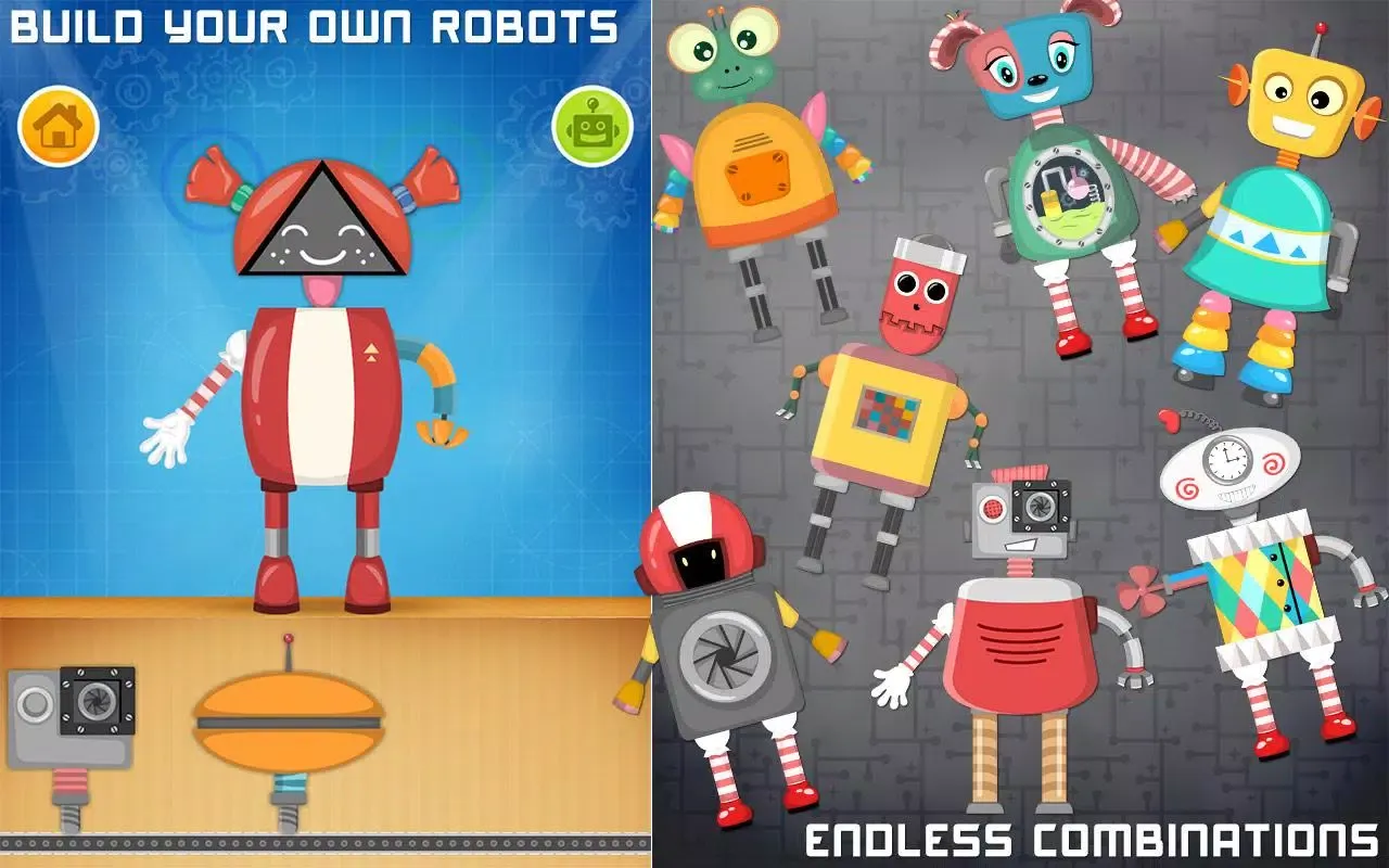 Robot game for preschool kids应用截图