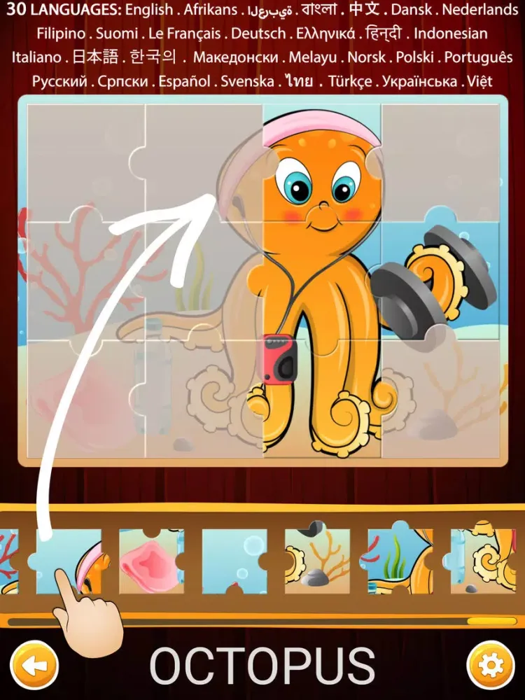 Скриншоты Cartoon puzzle - Toddler game iPad 