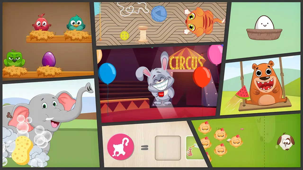 Animals Puzzle for Kids Ekran Görüntüleri