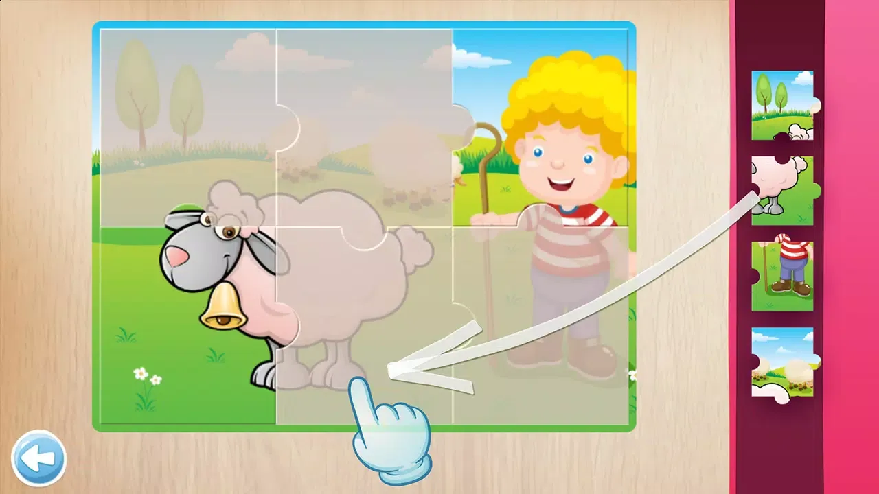 Animals Puzzle for Kids Ekran Görüntüleri