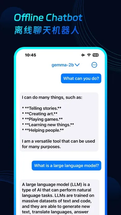 xChat AI - Offline Chatbot Ekran Görüntüleri