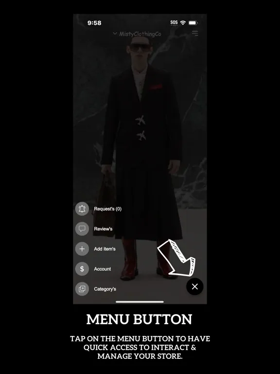 Captures d'écran de iAccesss Store App iPad 