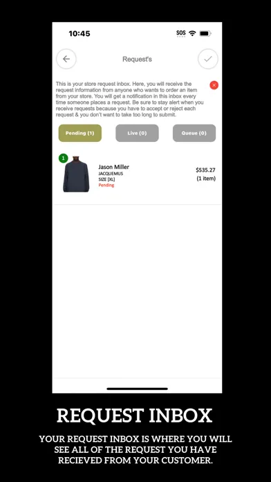 Captures d'écran de iAccesss Store App