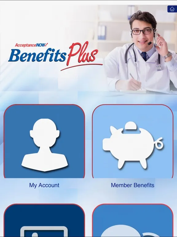 Acceptance NOW Benefits Plus iPad  스크린샷