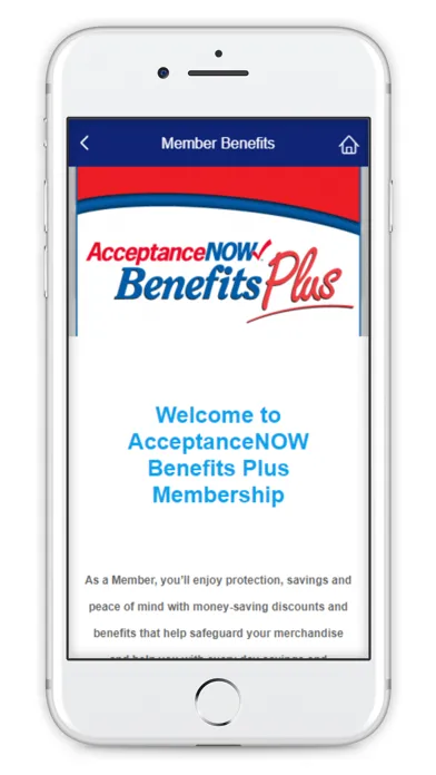 Acceptance NOW Benefits Plus 스크린샷