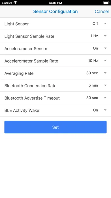 mSmart DeLux Sensor App應用截圖