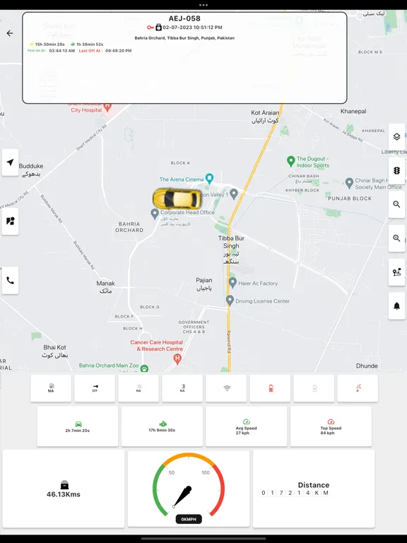 Capturas de pantalla de IAI TRACK PRO iPad 