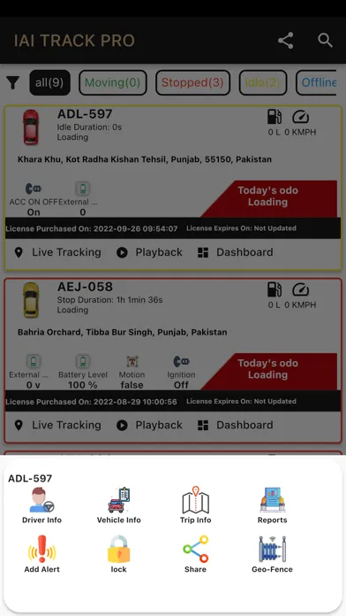 Capturas de pantalla de IAI TRACK PRO