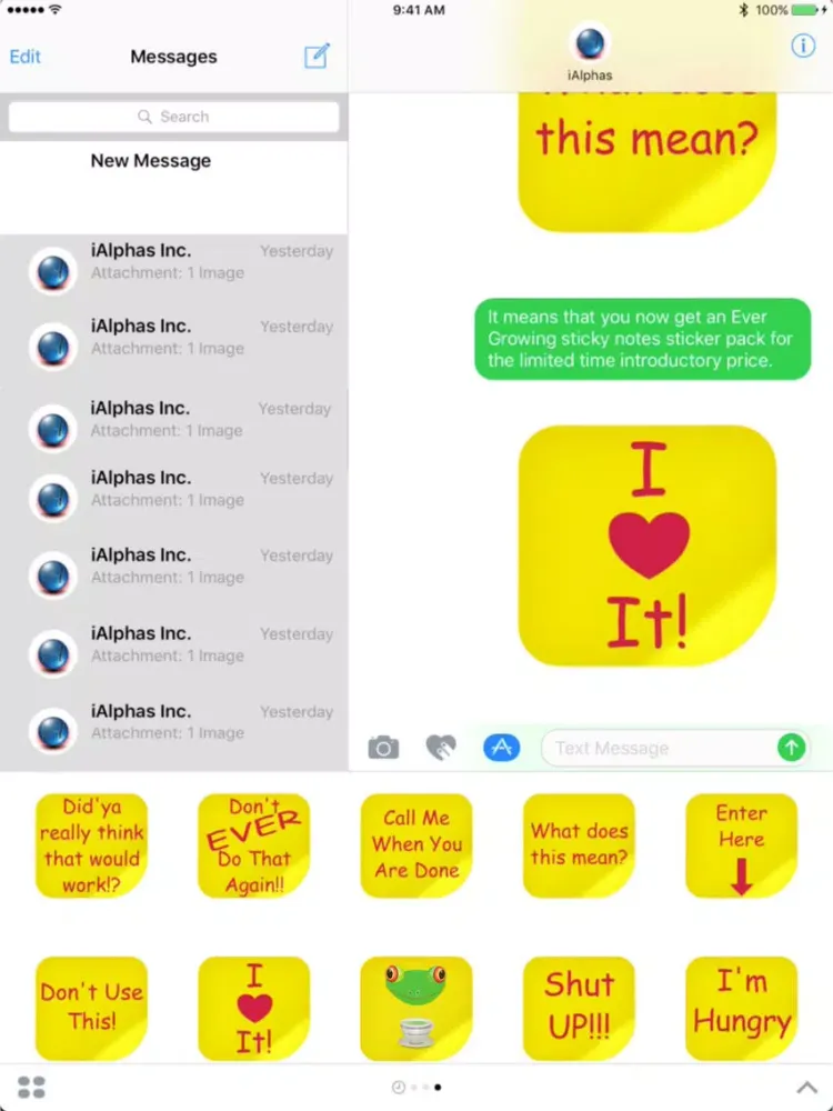 Mega Sticky Notes Pack iPad  스크린샷