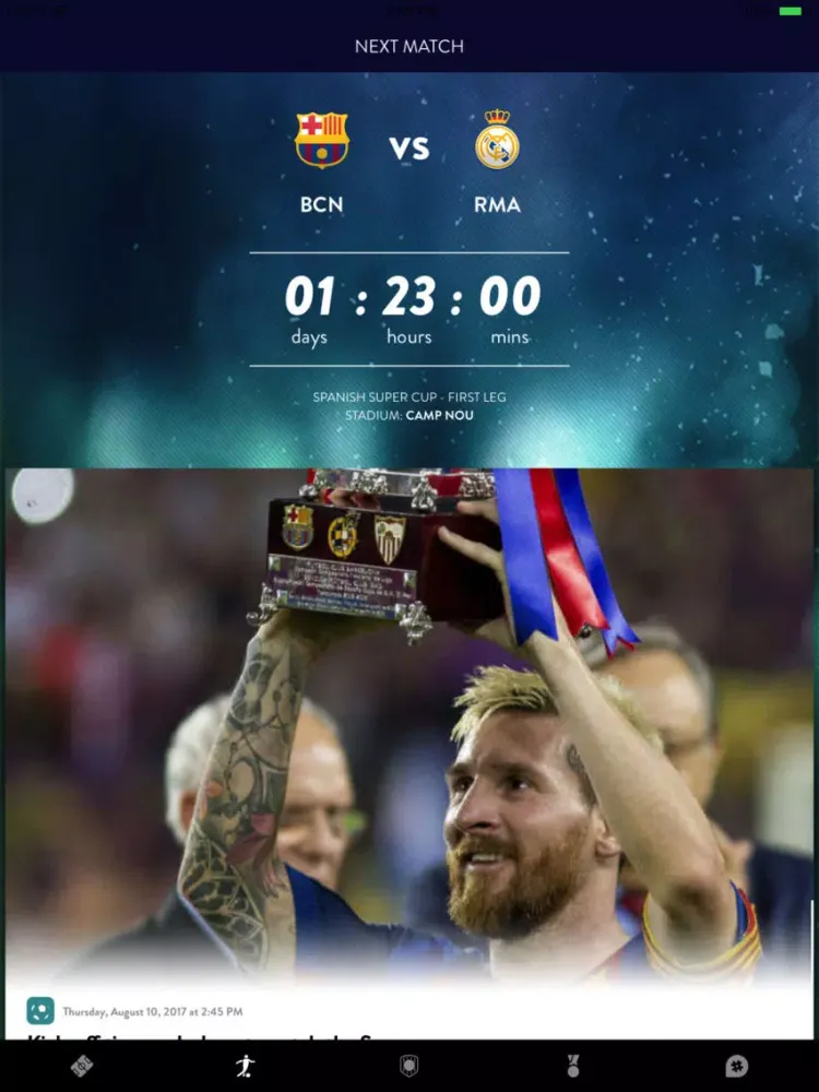 Messi Oficial iPad  سکرین شاٹس