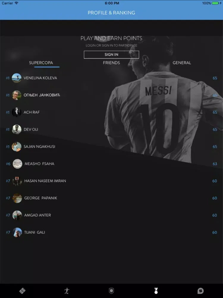 Messi Oficial iPad  سکرین شاٹس