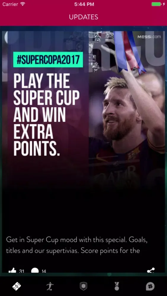Messi Oficial سکرین شاٹس