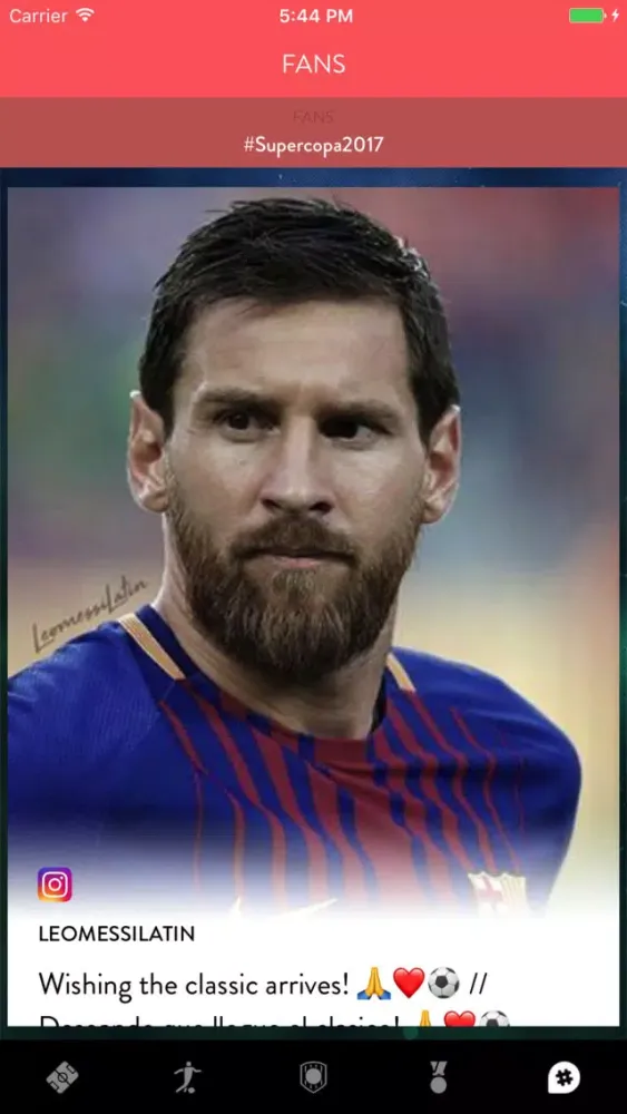 Messi Oficial سکرین شاٹس