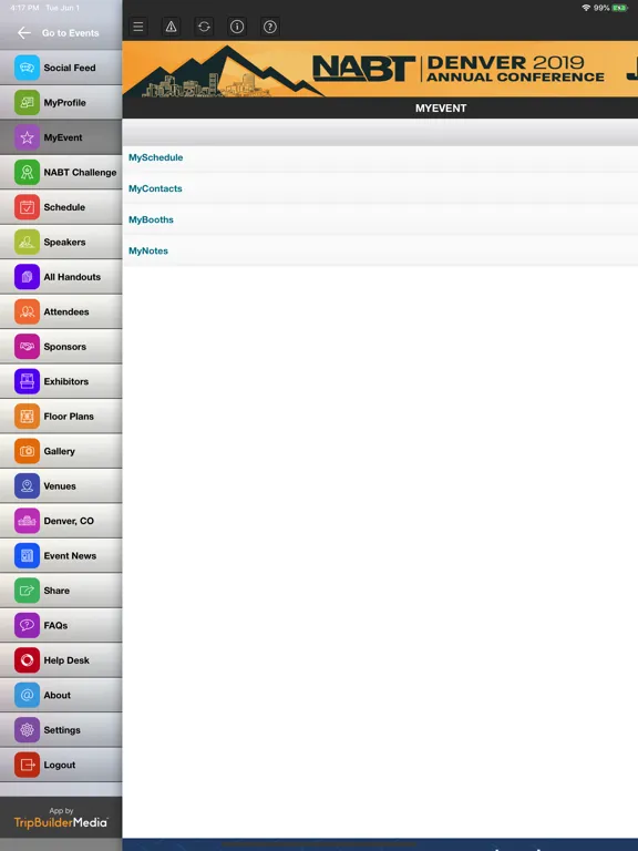 Inspire AMC Events iPad 應用截圖