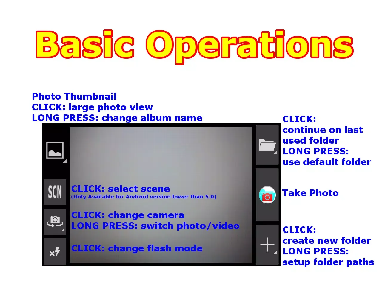 Manage Click Photo Screenshots