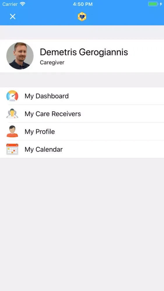 Ảnh chụp màn hình của I Am Support Care