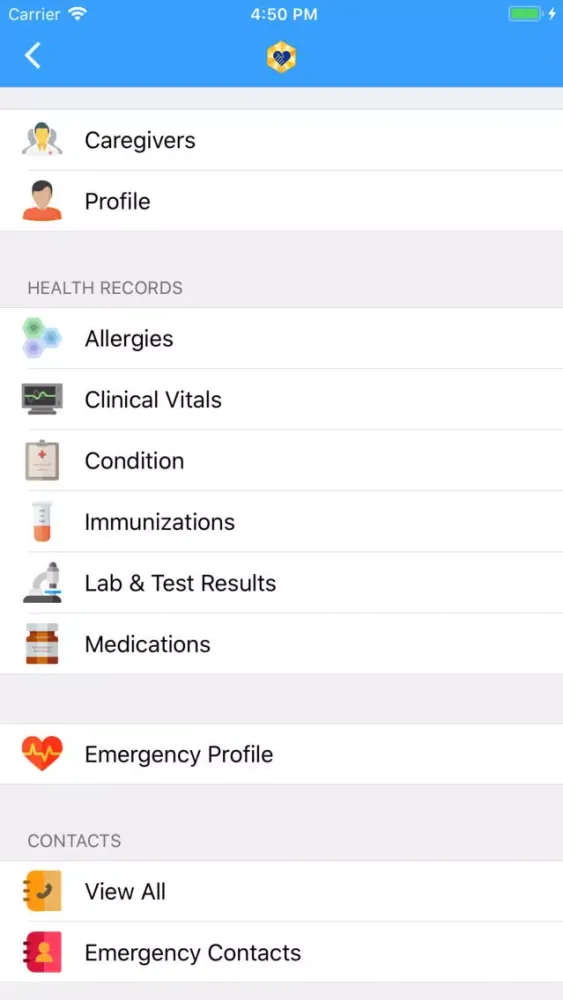 Ảnh chụp màn hình của I Am Support Care