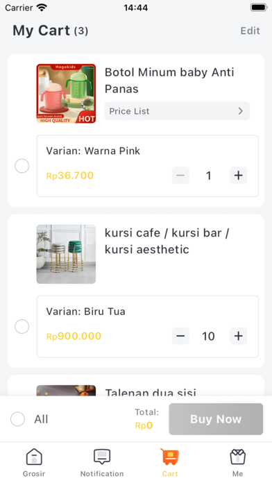 Screenshot di Abstore Grosir