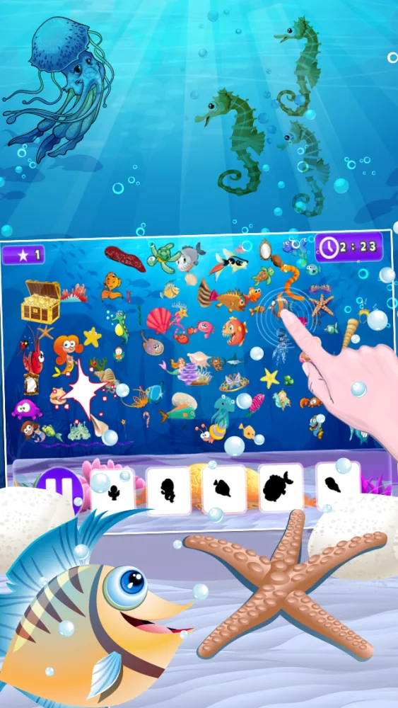 Mermaid Princess Hidden Objects: I Spy Underwater Marine Animal Search Screenshots
