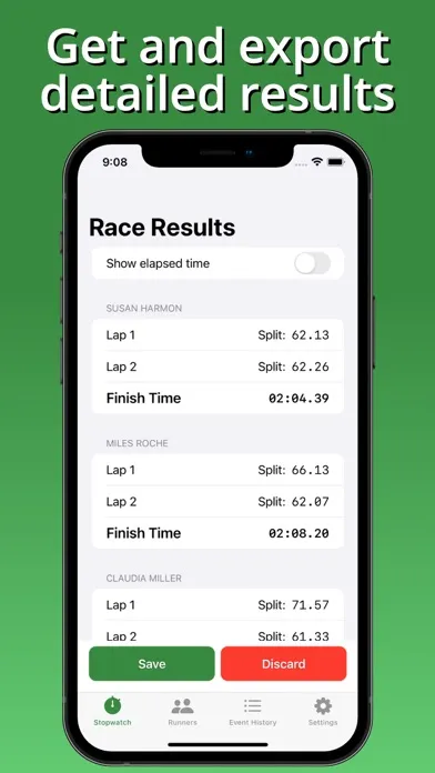 Tangkapan layar CalcuSplit