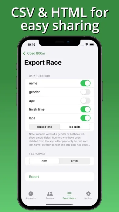 Tangkapan layar CalcuSplit