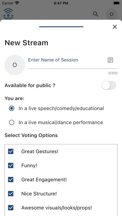 ภาพหน้าจอของ Interactive Audience Network