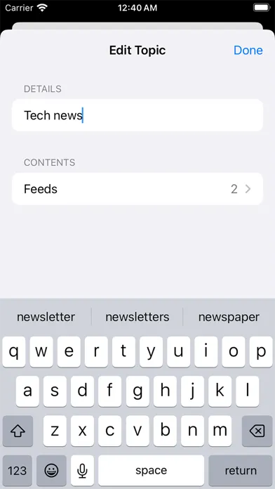 Ảnh chụp màn hình của Surfboard - RSS Reader