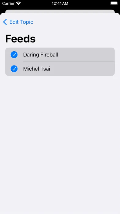 Ảnh chụp màn hình của Surfboard - RSS Reader