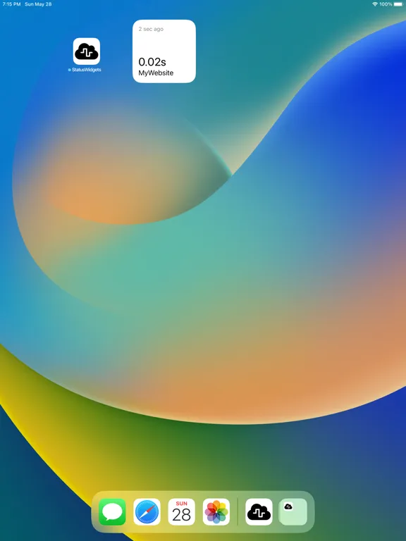 Скриншоты StatusWidgets iPad 