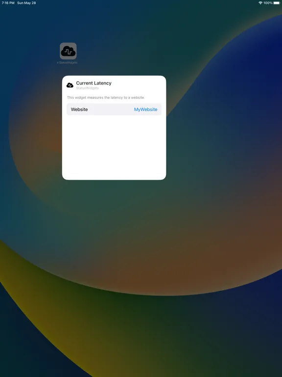 Скриншоты StatusWidgets iPad 