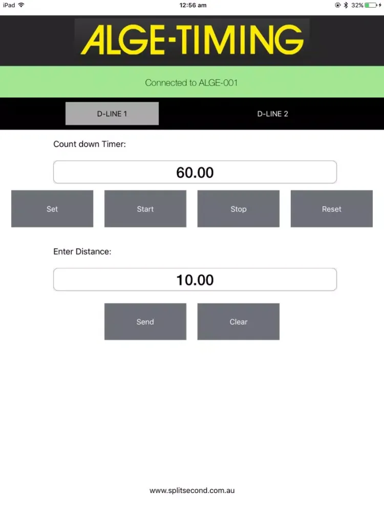 ALGE DISPLAY iPad  Ekran Görüntüleri