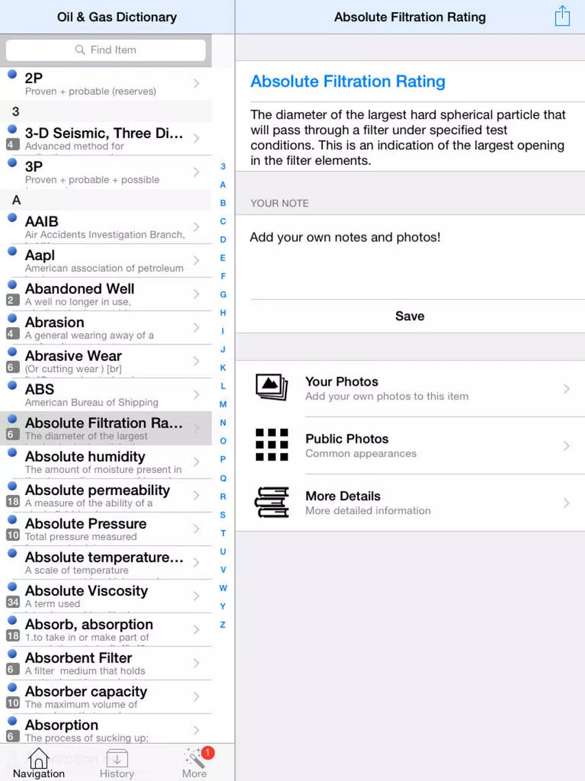 1450 Oil and Gas Dictionary of Terms iPad  سکرین شاٹس