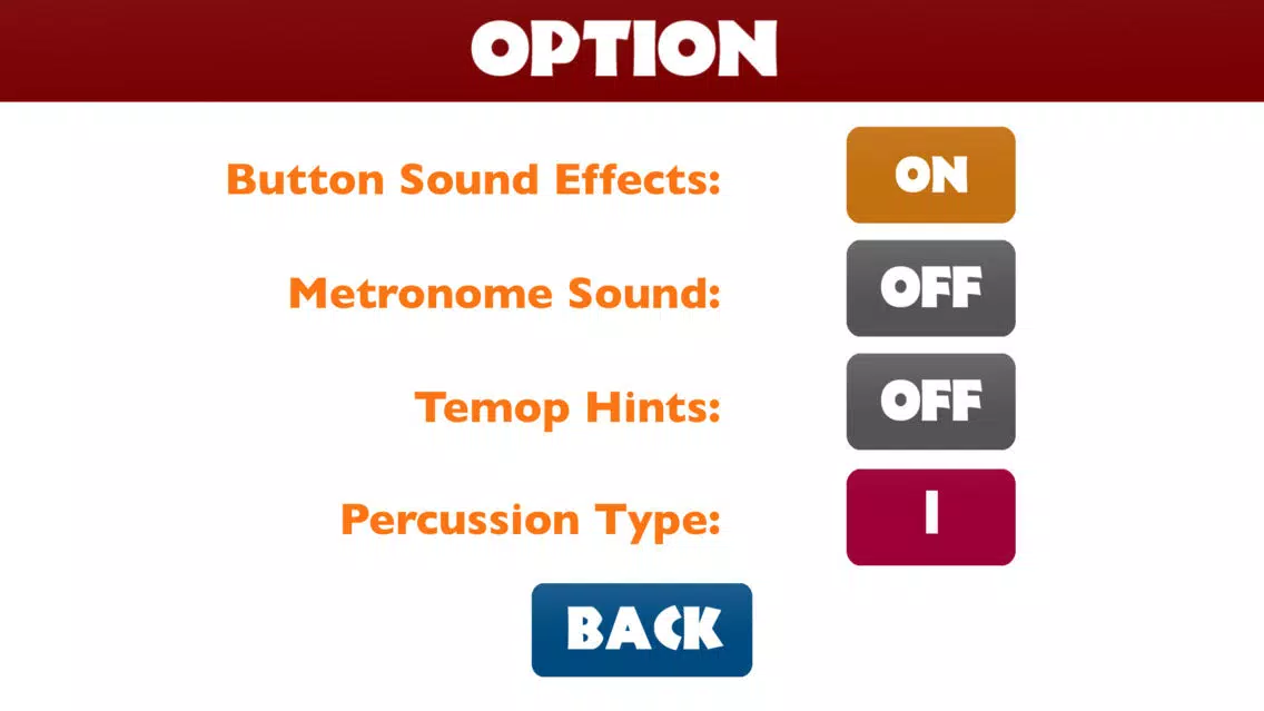 Tangkapan layar Rhythm Training (Sight Reading)