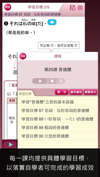 Tangkapan layar 檸檬樹-大家學標準日本語高級本