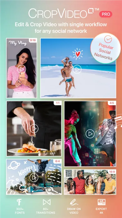 Crop Video Square Editor スクリーンショット
