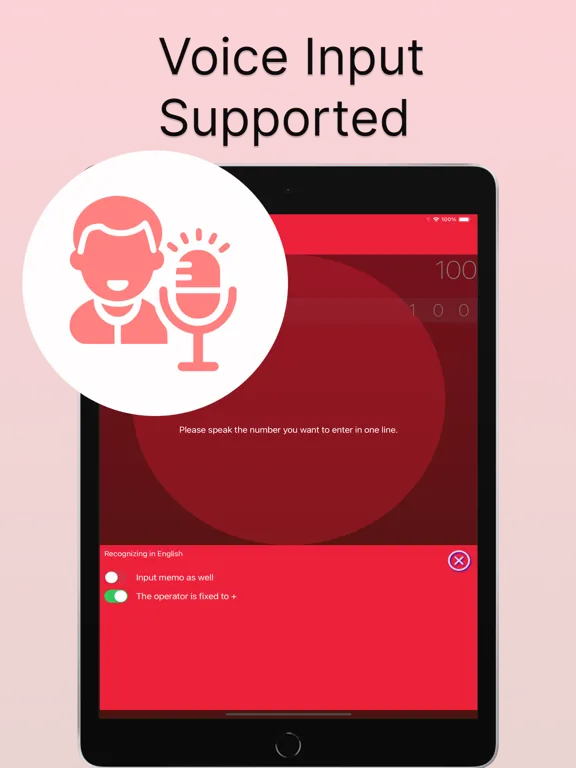 تصاویر Calc - Voice Calculator iPad 