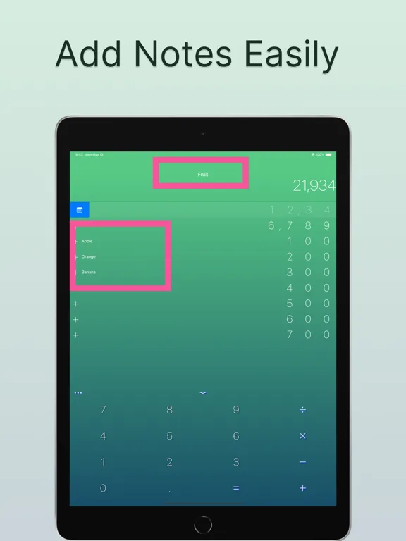 تصاویر Calc - Voice Calculator iPad 