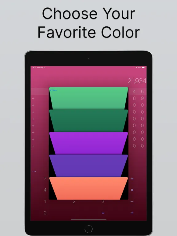 تصاویر Calc - Voice Calculator iPad 