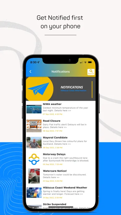 The Hibiscus Coast App Screenshots