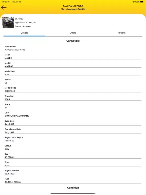 iAppraise - For Dealerships iPad  スクリーンショット