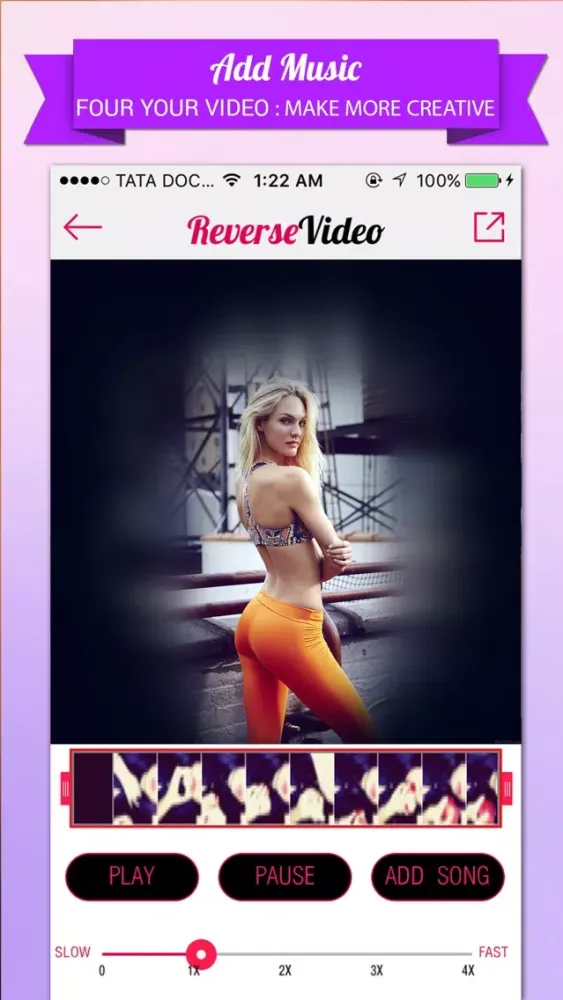 Скриншоты Reverse Video Editor Pro-Rewind,Cutter & Add Music