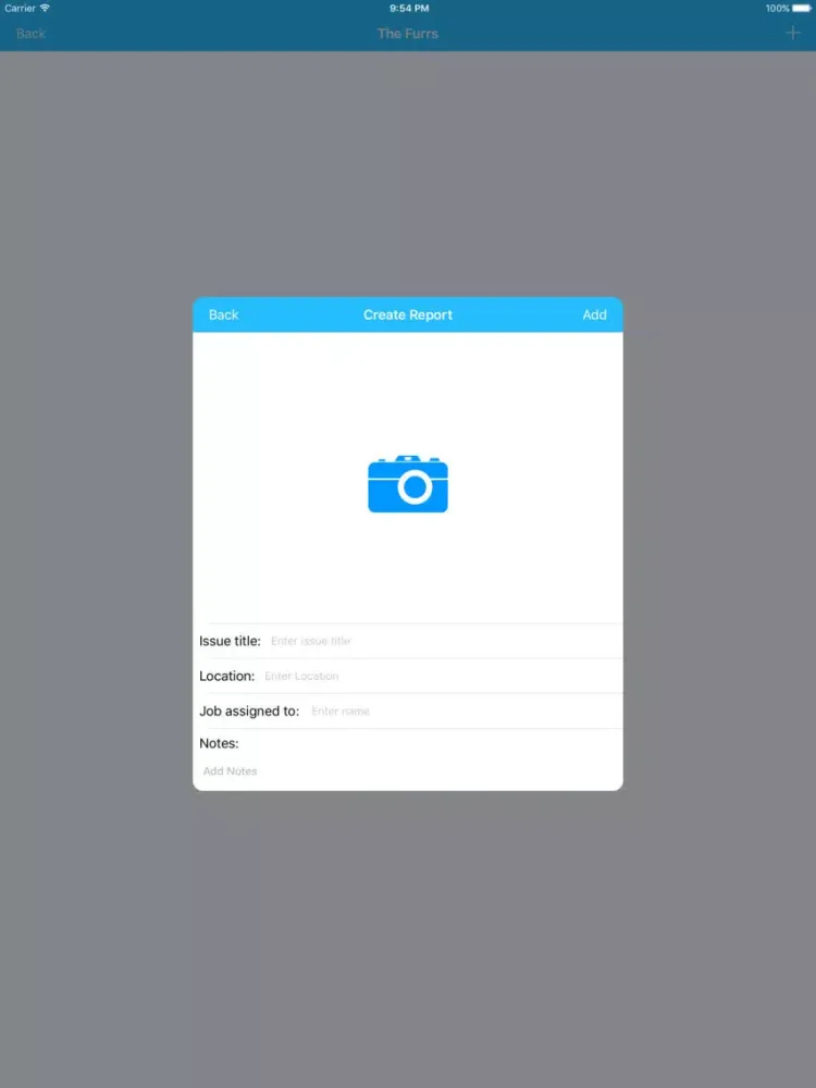 Snagger - Fault Report iPad 应用截图