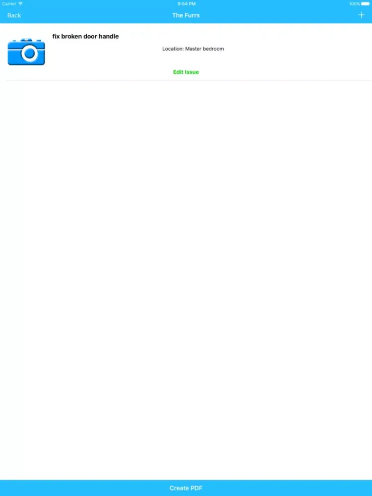 Snagger - Fault Report iPad 应用截图