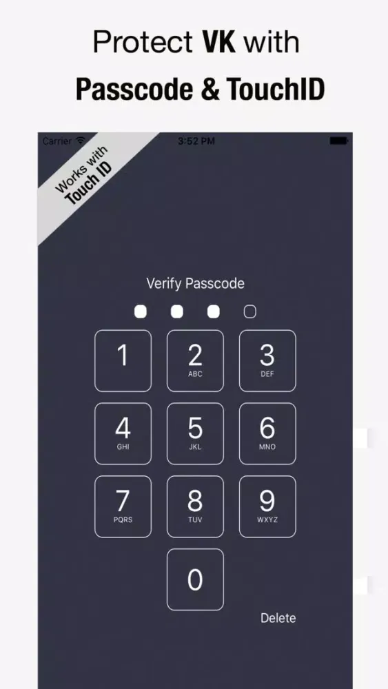 Lock for VK Ekran Görüntüleri